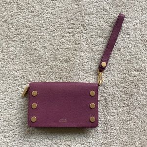 Hammit -mauve wrist pocketbook